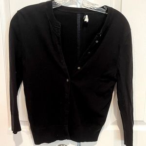 Black J. Crew cardigan